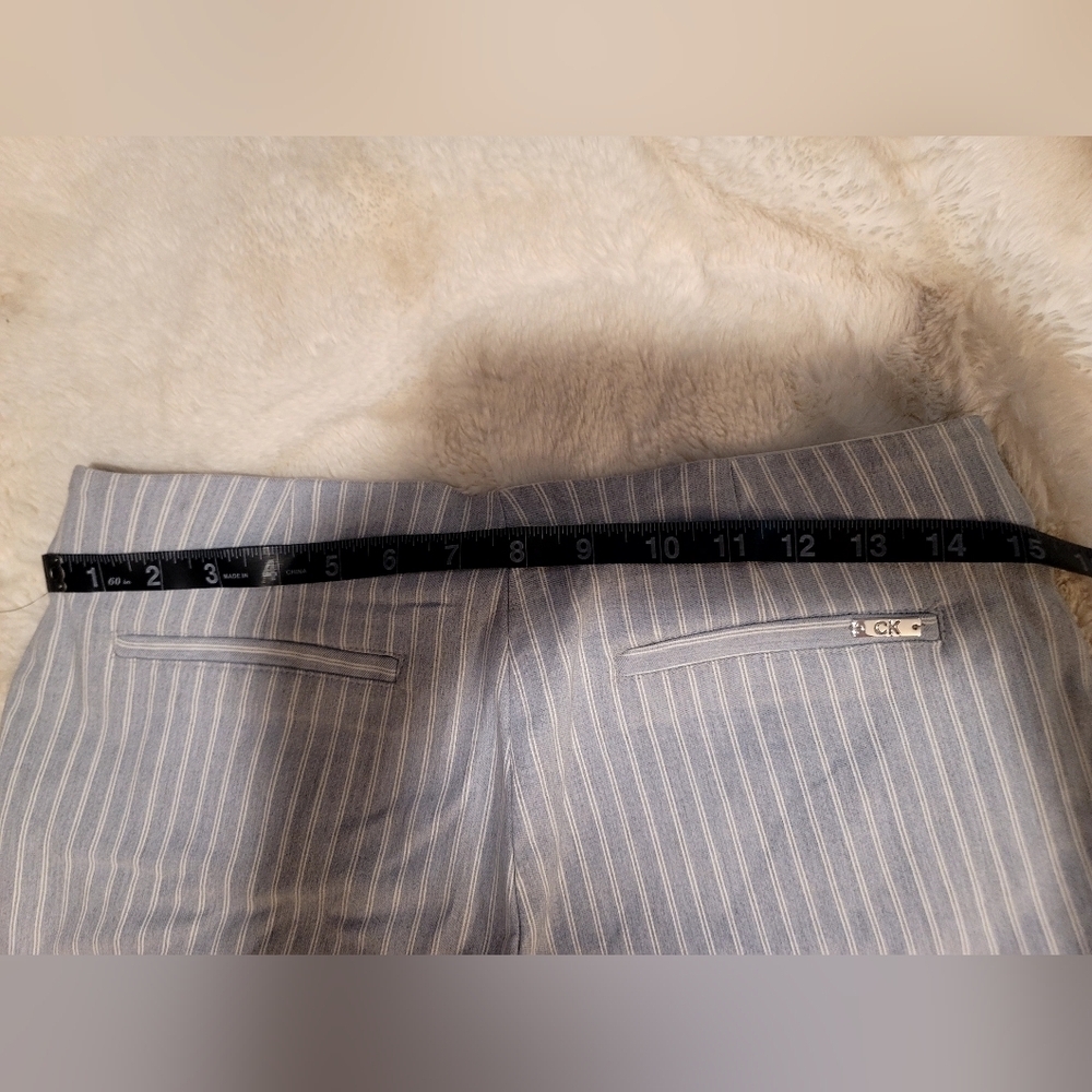 Calvin Klein Cropped Straight Leg Stretchy Pants Sz 10 - Picture 10 of 12
